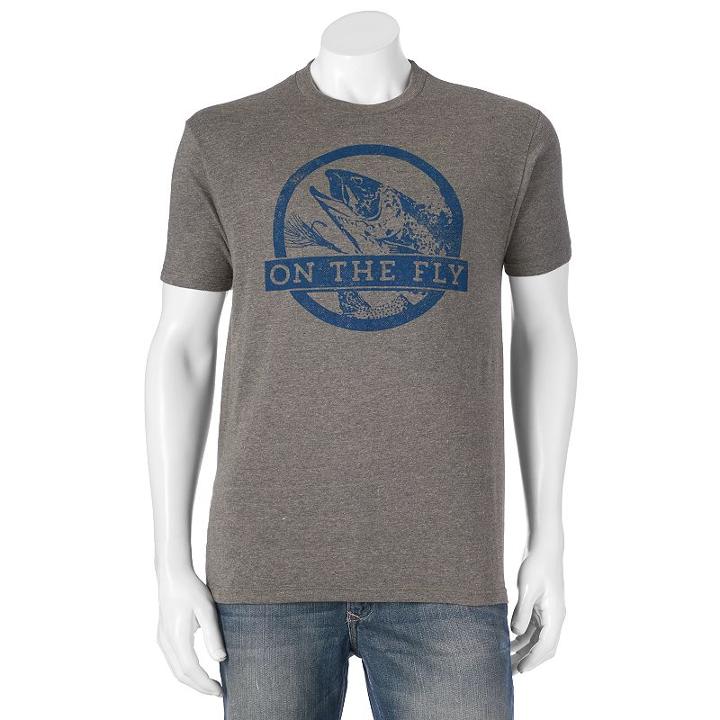 Men's Sonoma Goods For Life&trade; On The Fly Tee, Size: Medium, Med Green