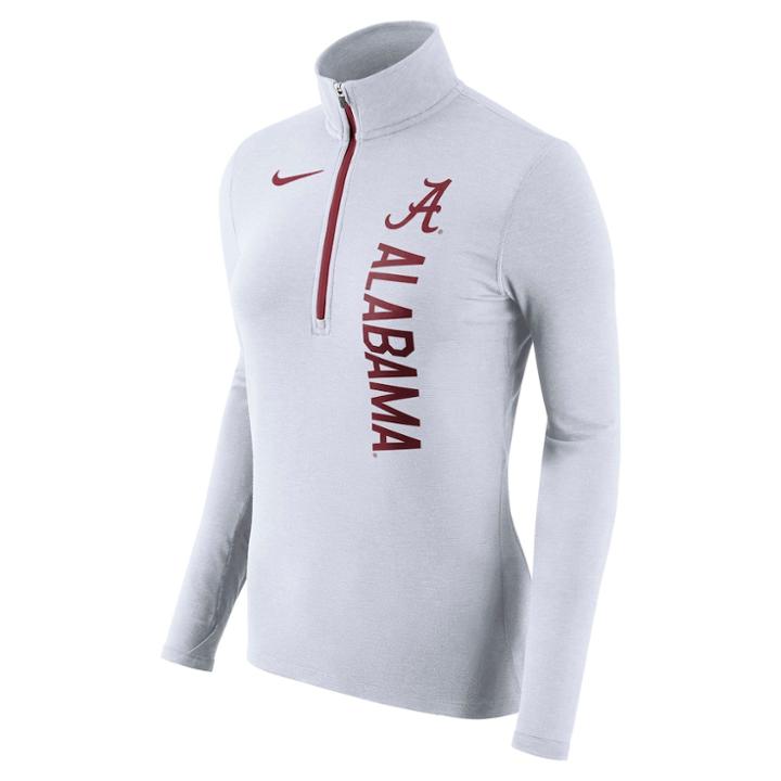 Women's Nike Alabama Crimson Tide Element Pullover, Size: Xxl, White