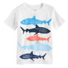 Boys 4-7x Sonoma Goods For Life&trade; Educational Sharks Graphic Tee, Size: 7x, White