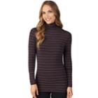 Women's Cuddl Duds Softwear Turtleneck, Size: Xs, Oxford