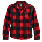 Boys 4-12 Jumping Beans&reg; Buffalo Plaid Fleece Button Down Shirt, Size: 10, Med Red