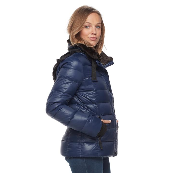 Women's S13 Mercer Quilted Puffer Jacket, Size: Xl, Blue (navy)