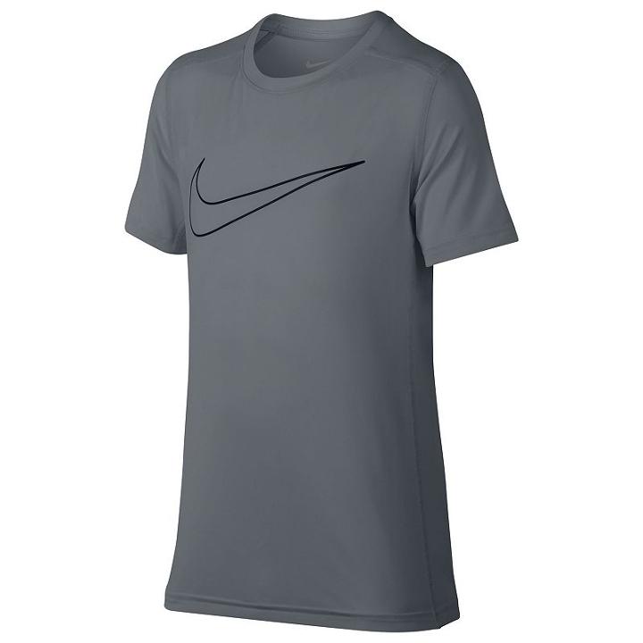 Nike, Boys 8-20 Base Layer Swoosh Tee, Boy's, Size: Small, Grey Other