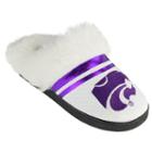 Women's Kansas State Wildcats Plush Slippers, Size: Xl, White