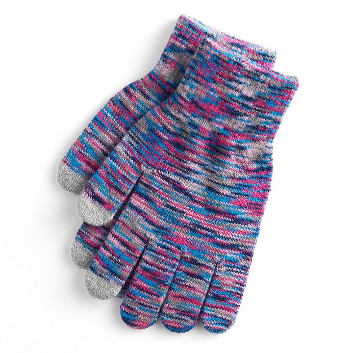 Women's So&reg; Space-dyed Tech Gloves, Multi Combo