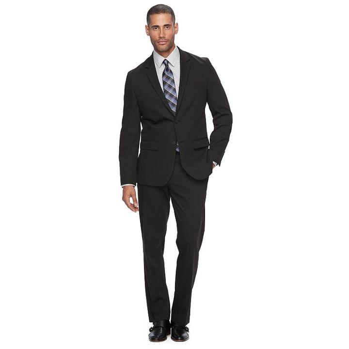 Men's Apt. 9&reg; Premier Flex Extra-slim Fit Suit Jacket, Size: 42 - Regular, Black