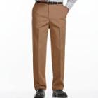 Men's Haggar&reg; Work To Weekend&reg; Classic-fit Flat-front No-iron Expandable Waist Pants, Size: 38x31, Dark Beige