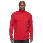 Big & Tall Croft & Barrow&reg; Easy-care Turtleneck, Men's, Size: 2xb, Med Red