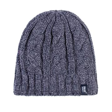 Women's Heat Holders Cable-knit Thermal Beanie, Blue