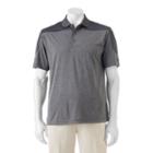 Men's Grand Slam Classic-fit Heathered Motionflow Performance Golf Polo, Size: Small, Grey Other