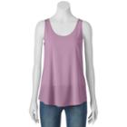 Juniors' Pink Republic High-low Tank Top, Girl's, Size: Xl, Lt Purple
