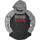 Women's Wisconsin Badgers School Pride Hooded Tee, Size: Xl, Black