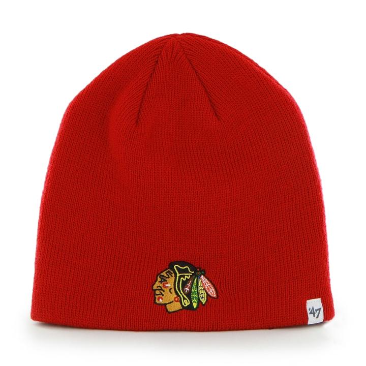 Adult '47 Brand Chicago Blackhawks Knit Beanie, Men's, Red