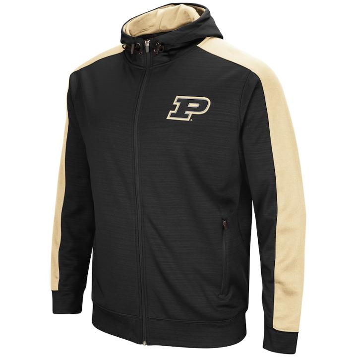 Men's Purdue Boilermakers Setter Full-zip Hoodie, Size: Xxl, Oxford