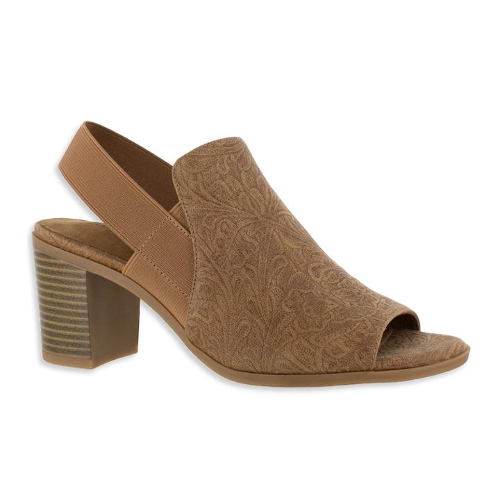 Easy Street Jetson Women's Slingback Mules, Size: Medium (9), Brown