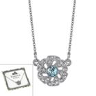 Downton Abbey Flower Necklace, Women's, Size: 16, Blue