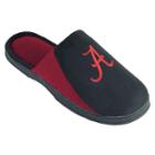 Men's Alabama Crimson Tide Scuff Slippers, Size: Small, Black