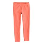 Girls 4-10 Jumping Beans&reg; Solid Leggings, Size: 5, Lt Orange