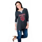 Women's Gameday Couture Indiana Hoosiers Back Panel Oversized Tunic, Size: Xl/xxl, Med Green