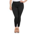 Plus Size Jennifer Lopez Jeggings, Women's, Size: 16 W, Black