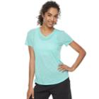 Women's Tek Gear&reg; Short Sleeve Tee, Size: M Tall, Turquoise/blue (turq/aqua)