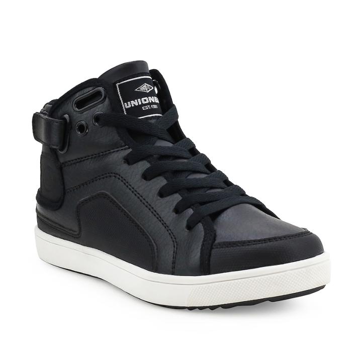 Unionbay Rosen Boys' High Top Sneakers, Size: 12, Black