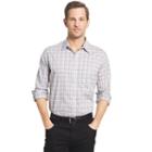 Big & Tall Van Heusen Traveler Classic-fit Plaid Non-iron Stretch Button-down Shirt, Men's, Size: 4xb, Med Grey