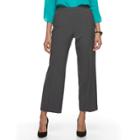 Petite Croft & Barrow&reg; Solid Pull-on Dress Pants, Women's, Size: 16p-short, Grey Other