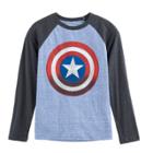 Boys 8-20 Marvel Captain America Shield Tee, Size: Small, Blue Other