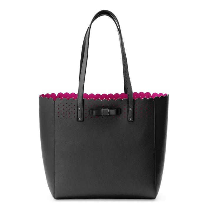 Candie's&reg; Bryant Bow Tote, Women's, Black