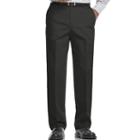 Big & Tall Haggar&reg; Work To Weekend&reg; Classic-fit Flat-front Expandable Waist Pants, Men's, Size: 52x30, Black