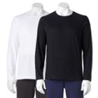 Big & Tall 2-pack Solid Lounge Tees, Men's, Size: Xl Tall, White