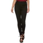 Women's Jennifer Lopez High-waisted Super Skinny Jeans, Size: 4, Black