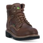 John Deere Men's Low Waterproof Work Boots, Size: Medium (10.5), Brown