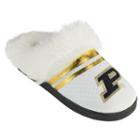 Women's Purdue Boilermakers Plush Slippers, Size: Xl, White