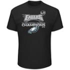 Men's Philadelphia Eagles 2017 Nfc Champions Conference Flow Tee, Size: Small, Oxford