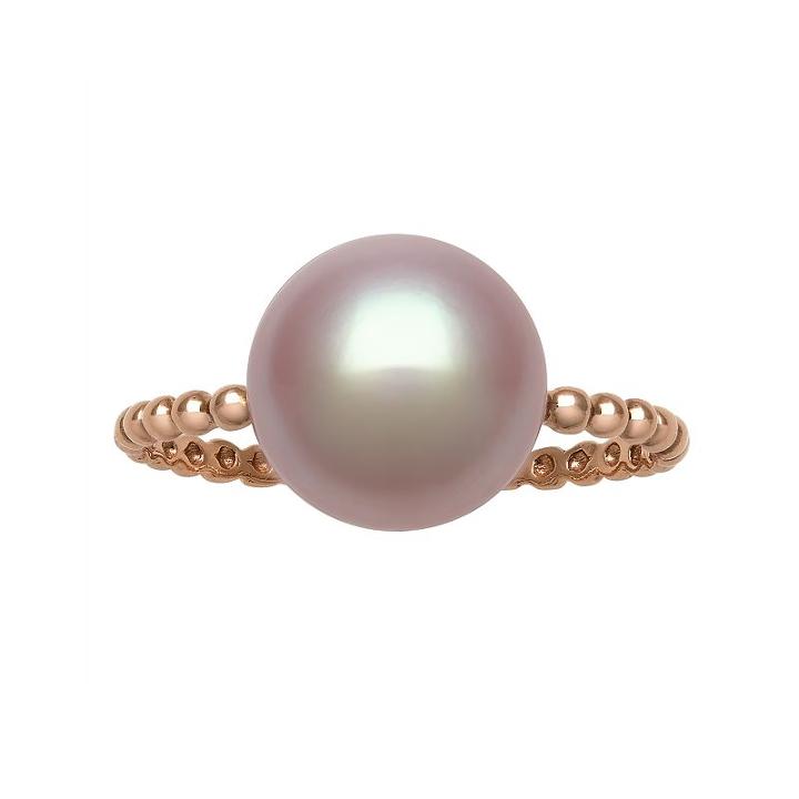 14k Rose Gold Freshwater Cultured Pearl Ring, Women's, Size: 7, Pink