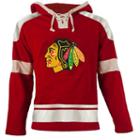 Old Time Hockey Chicago Blackhawks Grant Lace-up Jersey Fleece Hoodie - Men, Size: Xl, Red