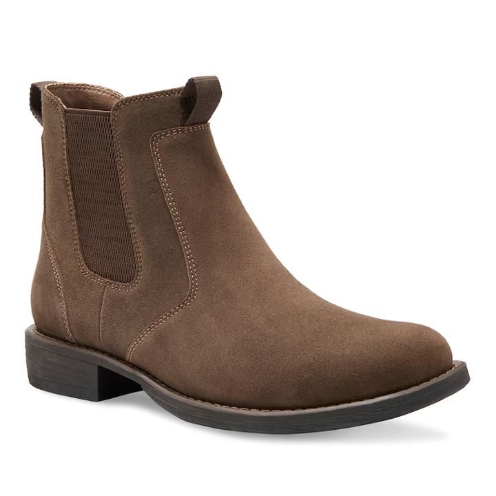 Eastland Daily Double Men's Suede Chelsea Boots, Size: Medium (11.5), Lt Beige