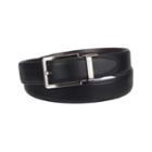 Men's Croft & Barrow&reg; Reversible Feather-edge Textured Belt, Size: 34, Grey (charcoal)