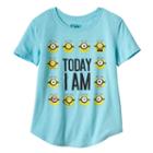 Plus Size Girls Plus Despicable Me Minions Today I Am Glitter Graphic Tee, Girl's, Size: Xl Plus, Purple Oth