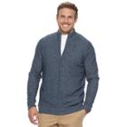 Big & Tall Croft & Barrow&reg; True Comfort Classic-fit Stretch Sweater, Men's, Size: L Tall, Dark Blue