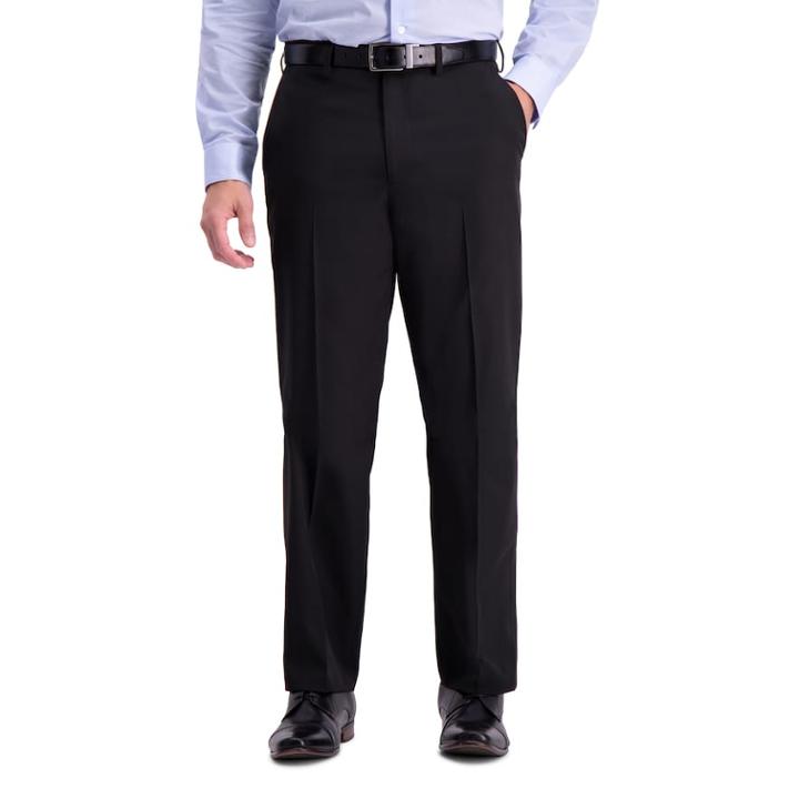 Men's Haggar Active Series Classic-fit Suit Pants, Size: 38x32, Black