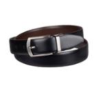 Men's Croft & Barrow&reg; Reversible Feather Edge Dress Belt, Size: 36, Dark Brown