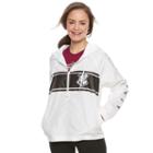 Juniors' Harry Potter Hogwarts Crest Windbreaker Jacket, Girl's, Size: Small, White