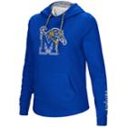 Women's Memphis Tigers Crossover Hoodie, Size: Xxl, Blue (navy)