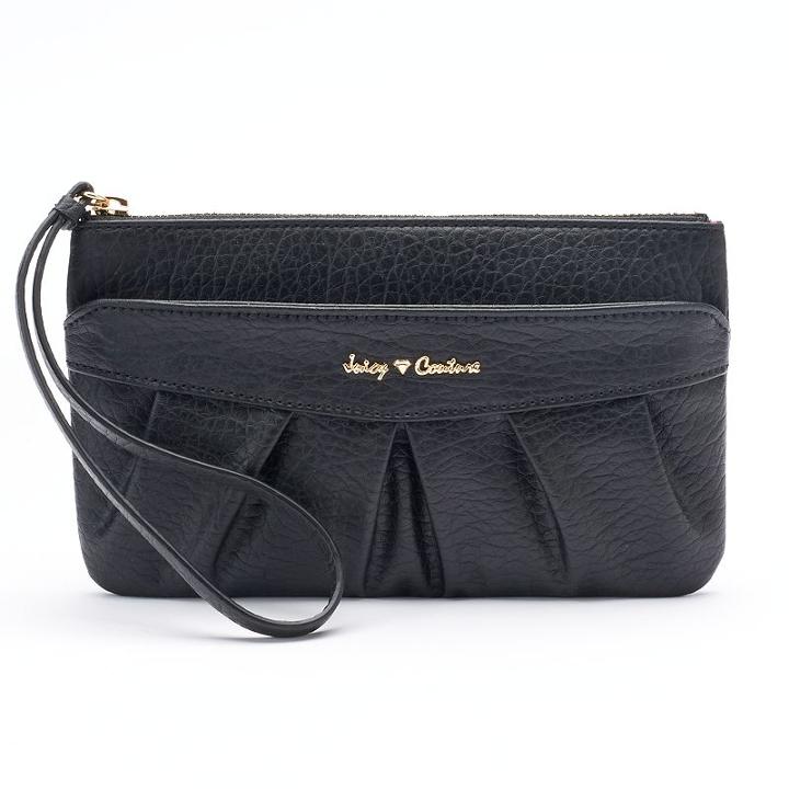 Juicy Couture Jc 700 Ruched Wristlet, Women's, Grey