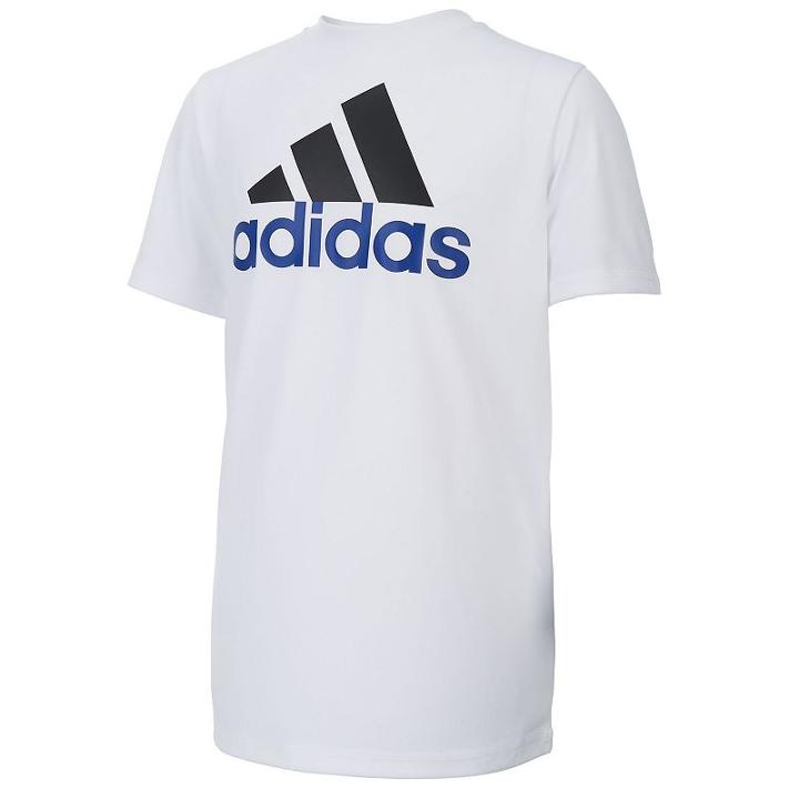 Boys 8-20 Adidas Replenish Climalite Tee, Boy's, Size: Small, White