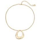 Dana Buchman Gold Tone Geometric Pendant Necklace, Women's