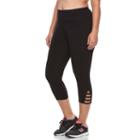 Plus Size Tek Gear&reg; Dry Tek Capri Workout Leggings, Women's, Size: 1xl, Black